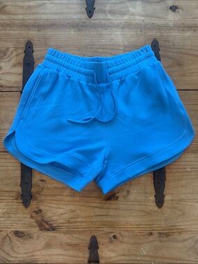 Varley Bright Blue Athletic Drawstring Shorts